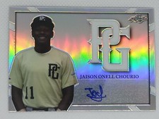 2021 LEAF PERFECT GAME JAISON ONELL CHOURIO AUTO SILVER REFRACTOR 23/25