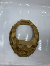 Vintage MCM Wood Block Planter Hanging Plant Basket Boho EXQUISITE HANDCRAFTED