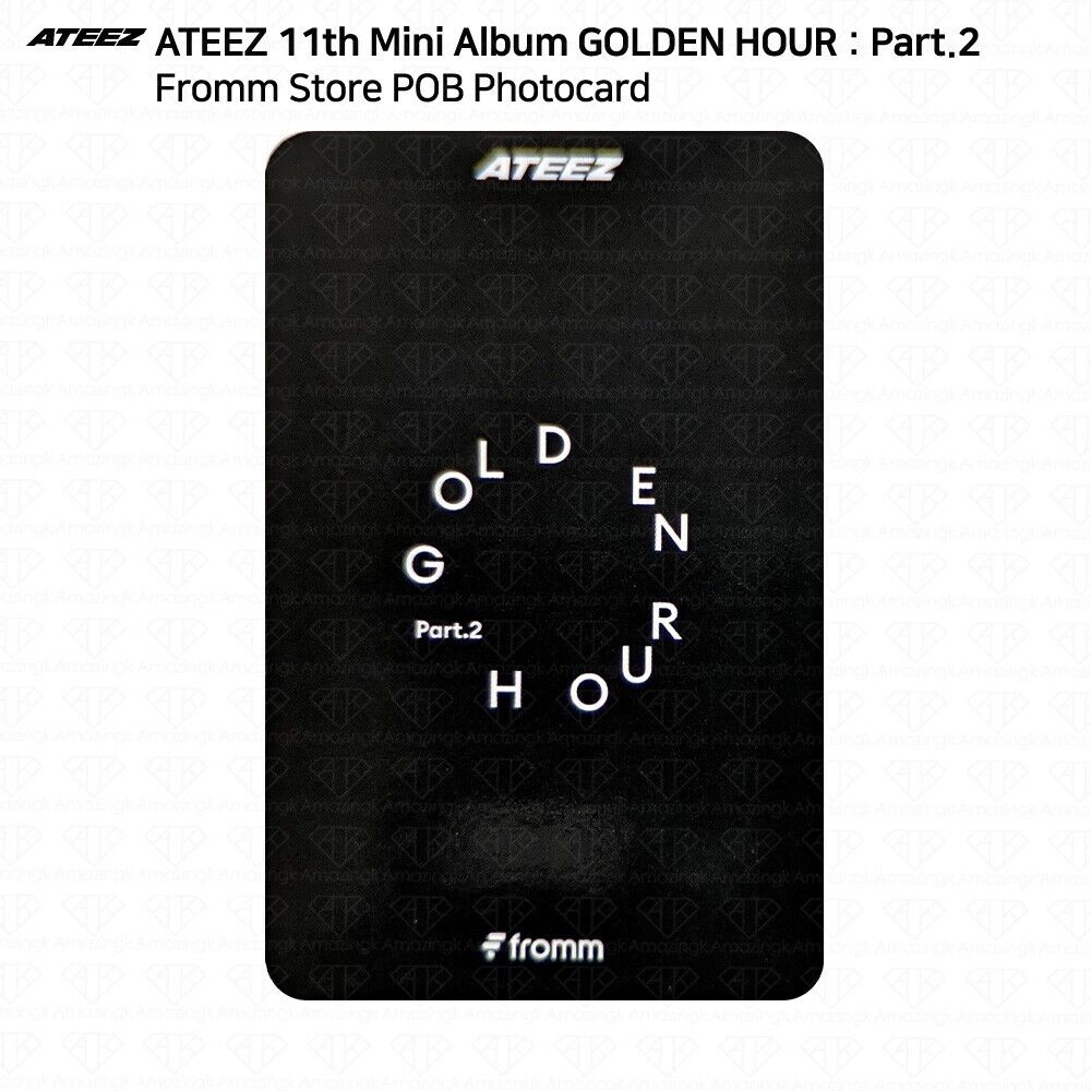 ATEEZ 11th Mini Album Golden Hour Part.2 POB Photocard