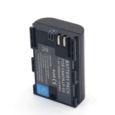 1 Pack LP-E6 Battery for Canon EOS R, EOS Ra, EOS R5, EOS R6, 5D IV