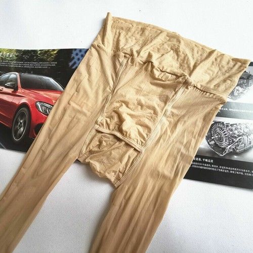 Herren seidig glänzend glänzend super elastisch Strumpfhose transparent Strümpfe Tights Unterwäsche - Bild 18 von 24