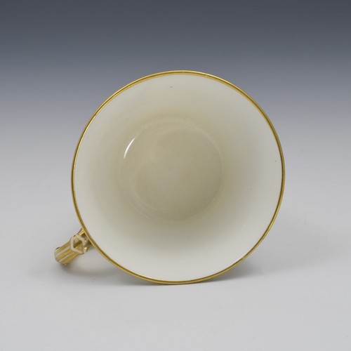 Fine Royal Worcester Porcelain Aesthetic Movement Style Gilt Cup & Saucer Antiqu - Picture 13 of 17