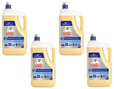 4x Mr. Proper Professional Desinfizierender Allzweckreiniger  in 5 Liter Flasche