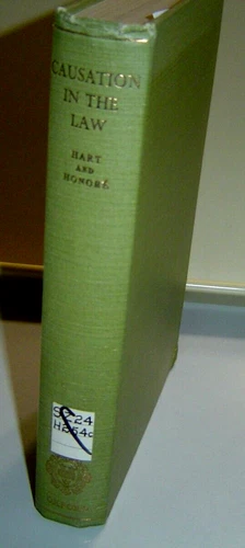 CAUSATION IN THE LAW Hart HONORE 1962 Corrected HARDBACK
