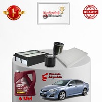 Inspektionskit Filter Und ÖL Mazda 6 II 2.2 CD 92KW 125CV 2009->