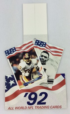 Carte De Football 1992 Troy Aikman #130 AW Sports - Auto IP Avec COA | Carte NFL Dallas Cowboys Vintage