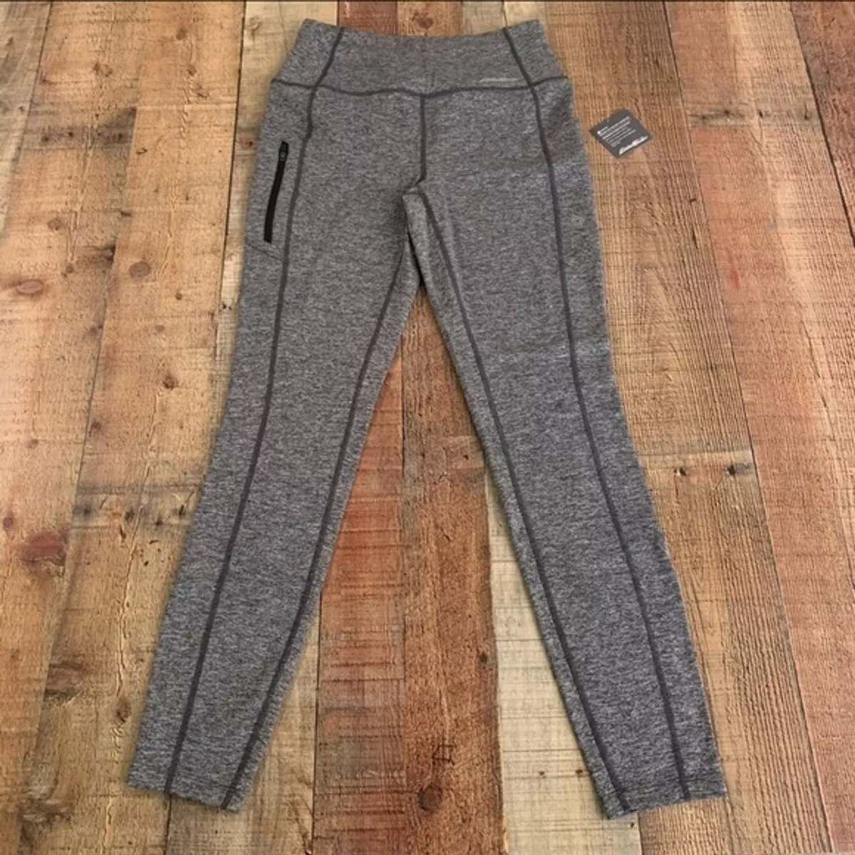 NWT Eddie Bauer womens fleece lined crossover trail adventure leggings -S