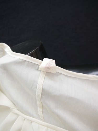 Gr.48 Dirndlbluse süße Bluse für Dirndl Diolen Baumwollmischung mit Spitze B9185 - Bild 6 von 6