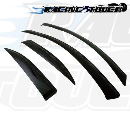 JDM Visors 2.0 mm 4pc Out Channel Rain Guard Mercedes Benz C240 C320 C230 01-07 - Bild 2 von 7