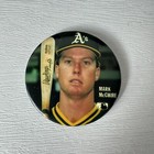 Oakland A’s 3” Button Pin Back Mark McGwire Mlb Fan Gear Vintage