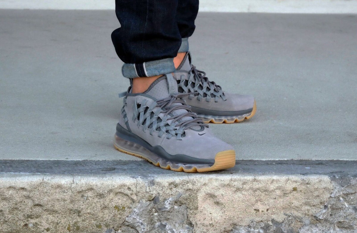 Nike Air Max TR17 Men Size 13 Gray Suede Braided Leather Running Shoe 880996-002 Nike Air Max TR17 Cool Grey/Dark Grey 880996-002 Mens Sz 9.5  main image 2