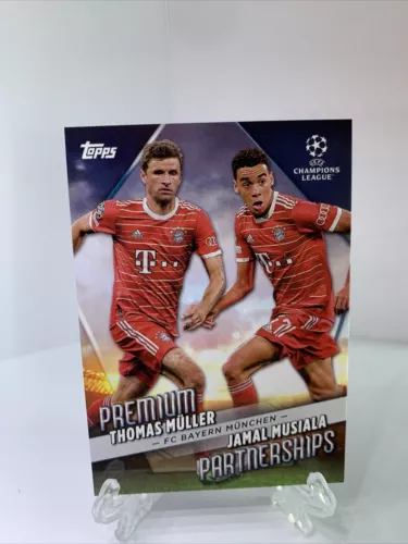 2022-23 Topps UEFA Club Competitions Premium Partnerships Muller/Musiala #PP-10