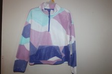 Athletic Works Girls Quarter Zip Microfleece Pullover jacket NWT