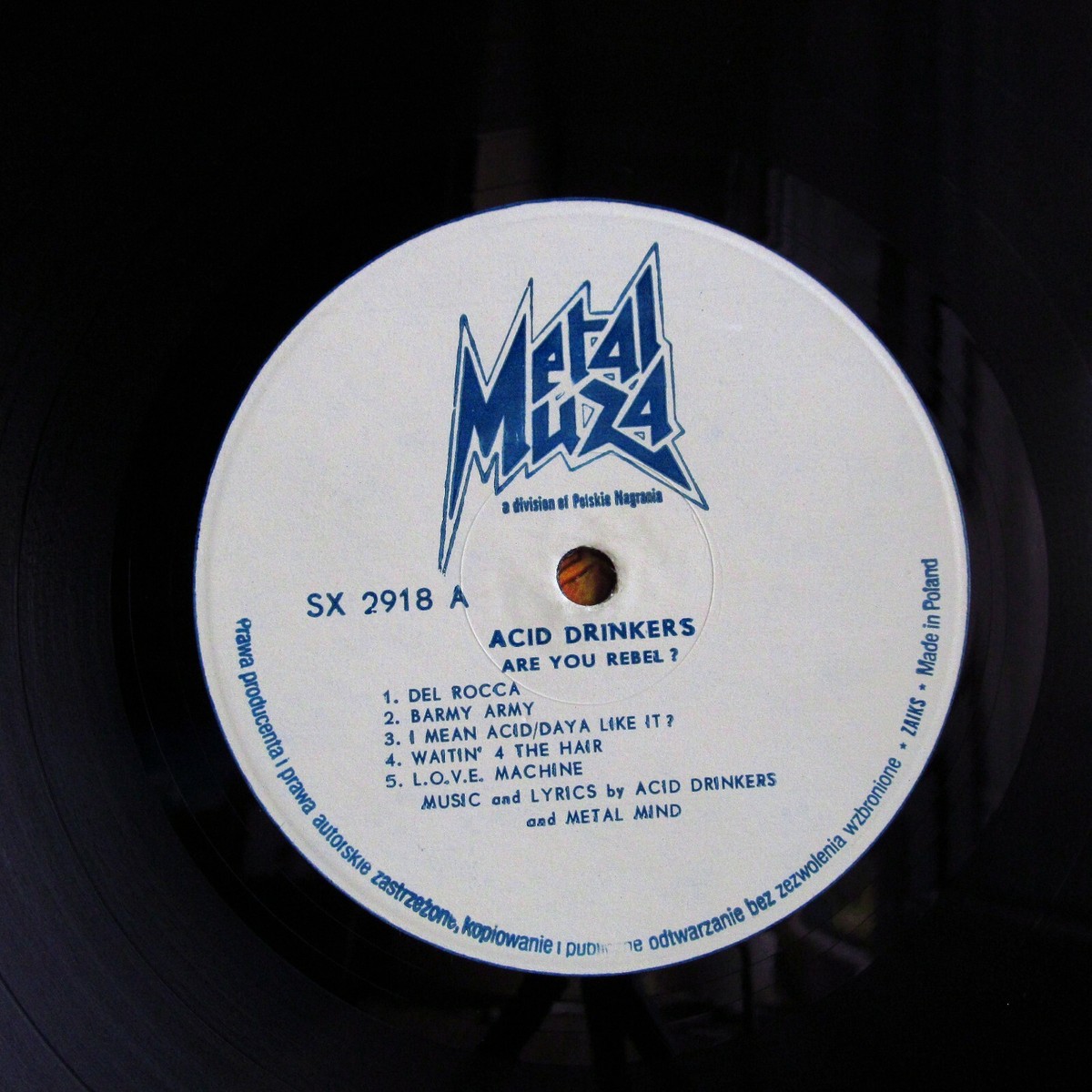 Acid Drinkers / Are You A Rebel?【輸入盤】 Acid Drinkers ‎– Are You A Rebel? - RARE POLAND TRASH - VINYL LP