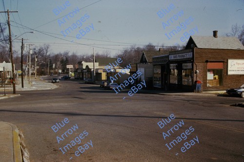 1973 35mm Slides 5X Annadale Staten Island Railroad Platform Street Stores #3980 - Picture 4 of 5