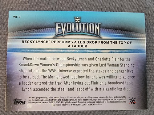 2019 Topps WWE Women's Division Evolution WE 1-10 Insert Singles Set Builder - Picture 19 of 21