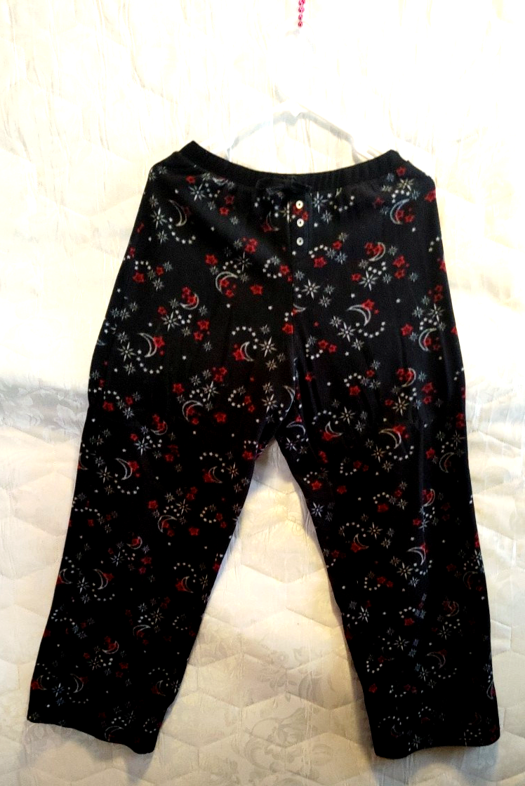 Croft & Barrow Star Print Lounge Pajama Pants Cute As Is