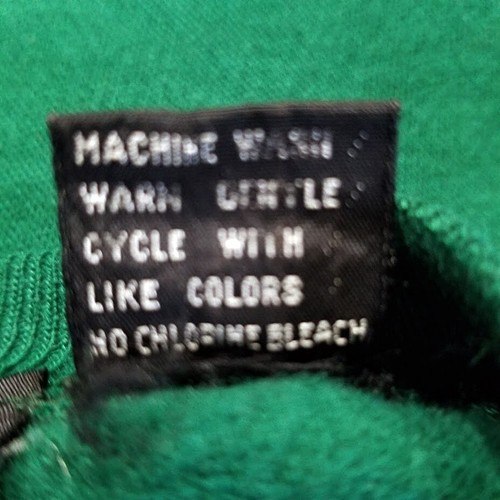 Vintage Rugby Sport Knits Sweater L Mens Green Preppy Collegiate Sweatshirt - Picture 8 of 10