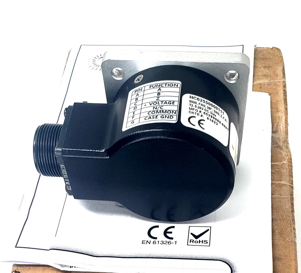 Dynapar HC62550000111 Incremental Shafted Encoder, 5000PPR, Size 25 New  - Image 2 of 4