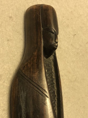 Handgeschnitzter afrikanischer Schamane Priester 16 Zoll - Bild 3 von 8