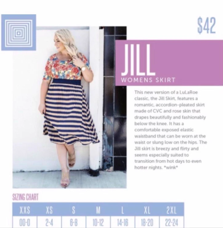 Lularoe Jill плиссированная юбка XL фиолетовый юго-запад геометрический аккордеон новый с Ярлыками - Изображение 2 из 4