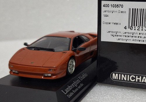(1) Lamborghini Diablo 1994 Copper Metallic 1:43 Minichamps 400103570 - Picture 3 of 12