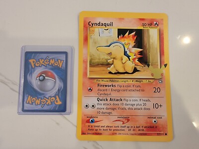 cyndaquil pokemon card value mcdonalds (10/25) [McDonald's 25th Anniversary] discard 1 Energy card attached to Cyndaquil Pokemon - McDonalds - 25th