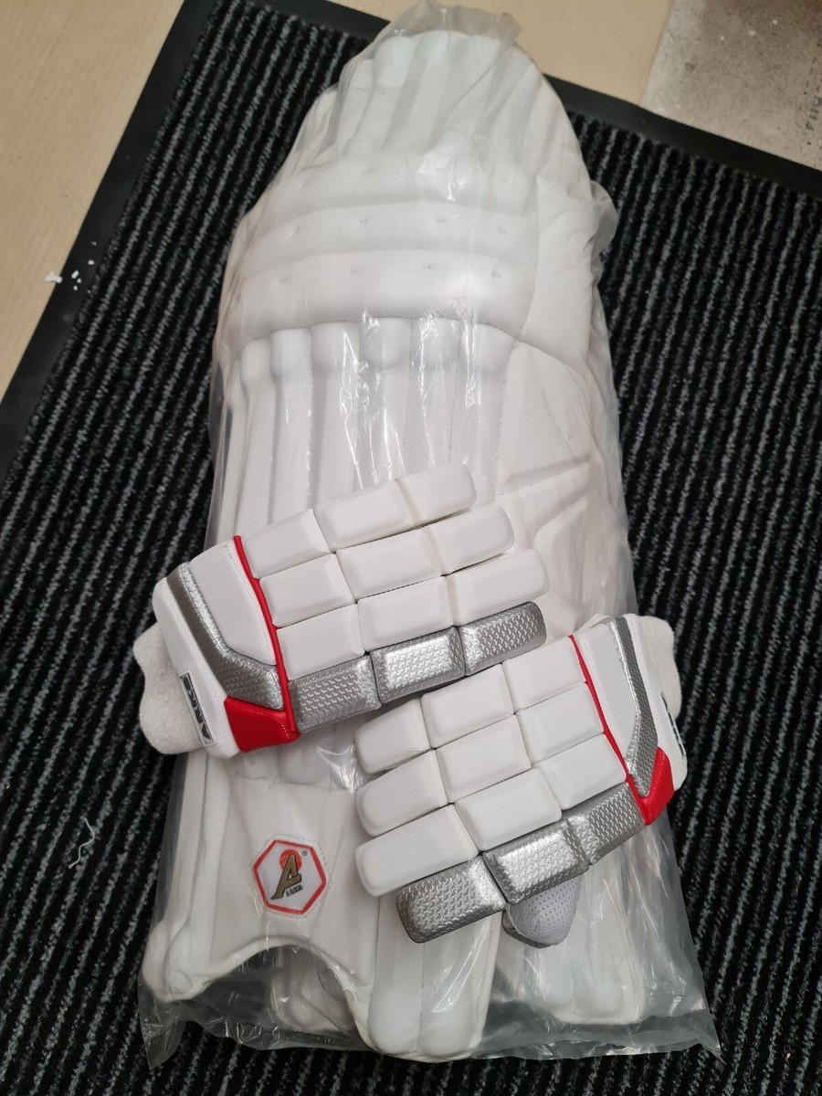 EM LE English Pittard Leather Cricker Batting Gloves RH : PRO Safety & Quality | UK