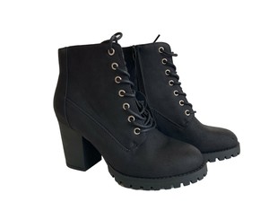 new look lace up boots