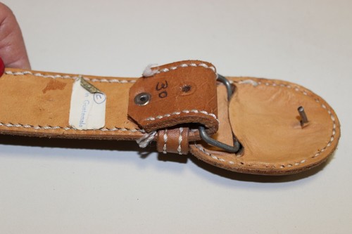 CINTURA PELLE/LEDER HANDMADE GUATEMALA 90--- Ledergürtel 15 - Bild 3 von 3