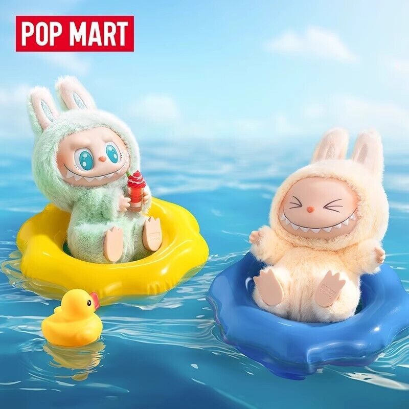 ぬいぐるみ POPMART THE MONSTERS LABUBU Sea Slat Authentic POP MART Labubu The Monsters Have A Seat Summer