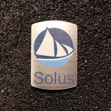 Solus Linux Label / Aufkleber / Sticker / Badge / Logo 1,9cm x 2,8cm 490 