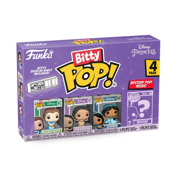 Peasant Belle 4-Pack Disney Princess Collection Bitty Pop! Figur Funko-image