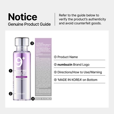 numbuzin No.9 Essence | NAD+ BIO Lifting-sil Essence | Lifting
