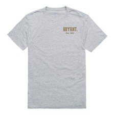 Bryant University Bulldogs BU NCAA Cotton College Logo Practice T-Shirt S - 2XL