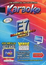 Karaoke Chartbuster Essential 450 Songs SD-Card Vol-7 Country,Standars,R B,Rock