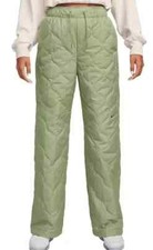 Nike Sportswear Women's Quilted High-Waisted Open-Hem Pants FB8722-386 SZ XS 90