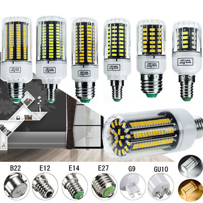LED Corn Bulb Light E12 E14 E27 B22 Lamp 5730 SMD 30 - 165W Equivalent 110V 220V