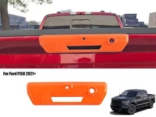 Orange Rear Tailgate Door Handle Decor Cover Trim For Ford F150 2021+Accessories