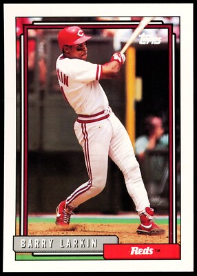Barry Larkin Cincinnati Reds 1992 Topps #465 Baseball Card EX | eBay