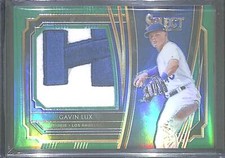 2020 Panini Select Emerald Patch Relic #RJS-GL Gavin Lux No 5 of 5