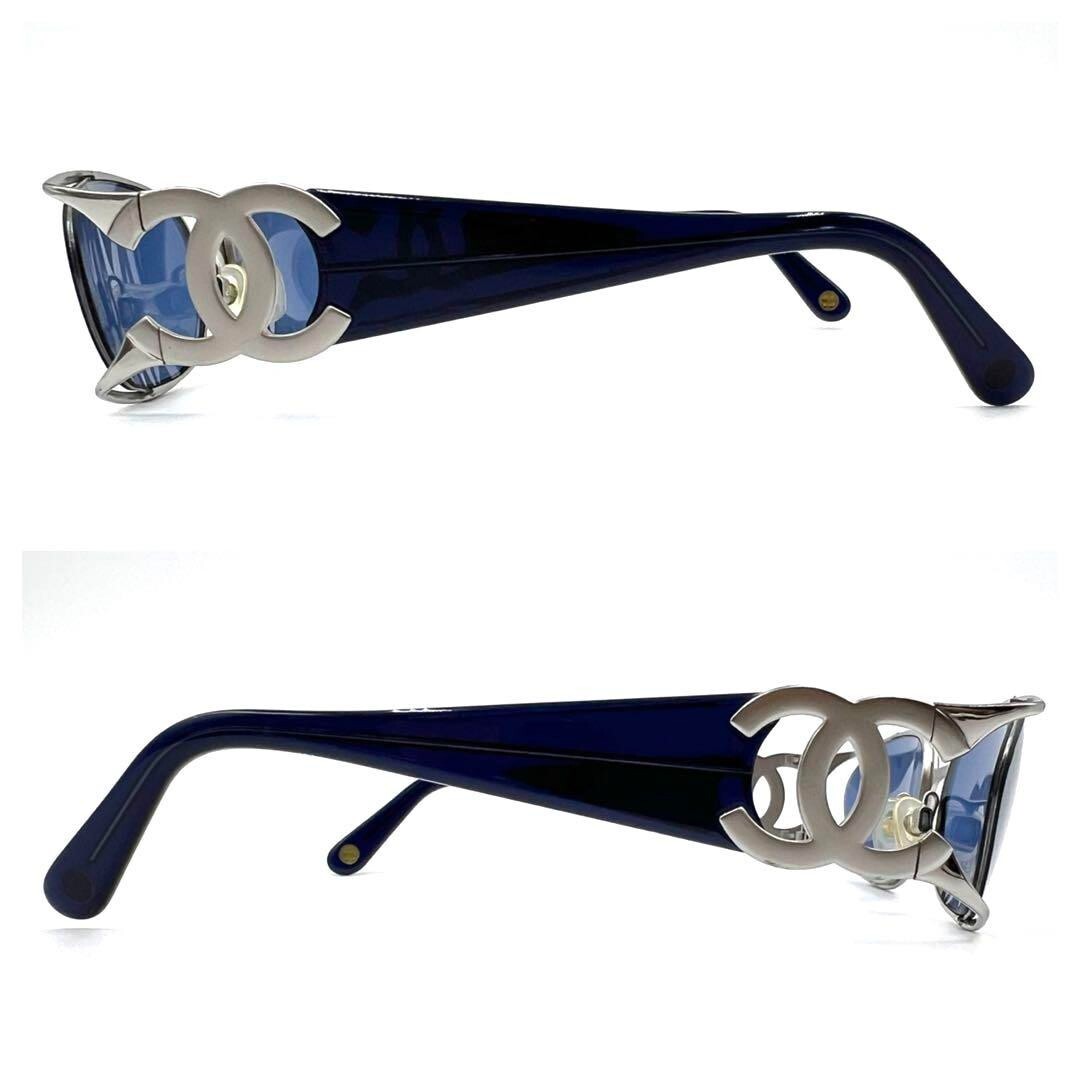 【美品】CHANEL sunglasses vintage case coco Chanel Sunglasses Non-prescription 4023 Coco Mark with Case
