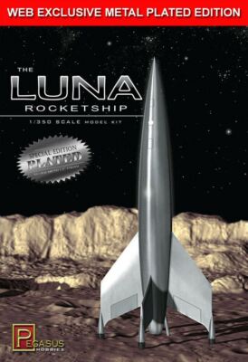 Destination Moon Luna Rocketship 1/350 Scale Model Kit SPECIAL PLATED 181PE05