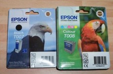 Epson T007 T008 inchiostro nero + colore per stilo 790 870 875DC 890 895 895EX 915 