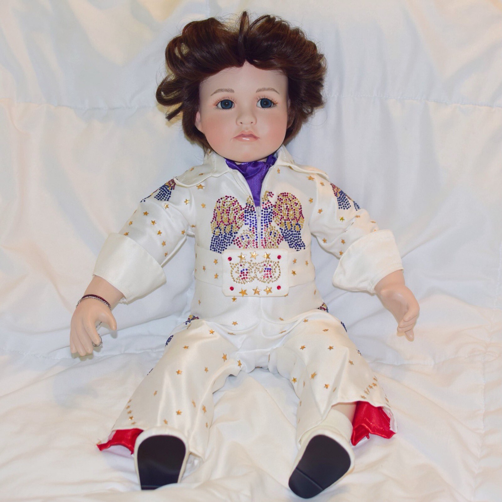 elvis porcelain doll