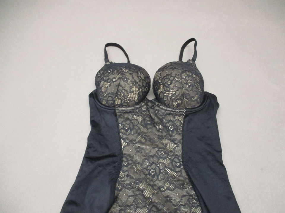 34B MAIDENFORM Mujer Encaje Forrado Con Aros Cierre Trasero Sexy Chemise 8P Foto 2 de 4