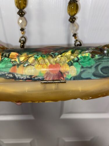 Maya Evangelista Resin Purse Handbag GEISHA Rare Retired - Picture 9 of 15