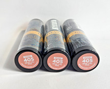 3 PACK Revlon Super Lustrous Lipstick 405 SILVER CITY PINK, Pearl New Lot Sealed