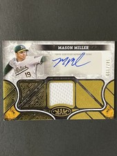 2025 Topps Tier One Mason Miller Tier One Auto Relic Patch Gold /99