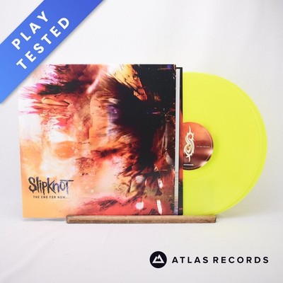Slipknot The End For Now... Neon Yellow 2 x LP Album Vinyl Record - NM/NM